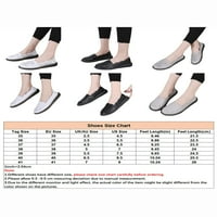Colisha ženske Casual cipele navlake na mokasine kožne ravne ženske lagane cipele za hodanje Comfort siva, izdubite 7.5