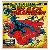 Marvel Comics - Black Panther - Zidni poster za prekrivanje džungle, 14.725 22.375
