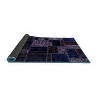 Ahgly Company u zatvoreni kvadratni patchwork plavi prelazni prostirci, 4 'kvadrat