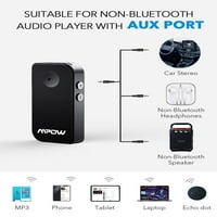 MPOW Nadograditi Bluetooth V5. Audio prijemnik bežični Adapter Bluetooth komplet za automobil za muziku
