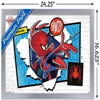 Marvel Cinemat univerzum - Spider-Man - u Spider-stih - THWIP zidni poster, 14.725 22.375