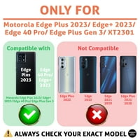 Talozna tanka futrola za telefon kompatibilna za Motorola Edge plus edge + edge Pro, crtani ubojni print, W stakleni zaštitnik zaslona, ​​lagana, mekana, SAD