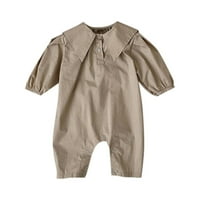 Kali_store Boy Bodysuits Unise Baby kratki rukav Bodysuit Baby Layette Essentials Giftset Set odjeće, Khaki