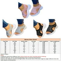 Ženske sandale za platforme pletene gornje cipele na ljetnim sandalama dame casual haljina cipela ženska