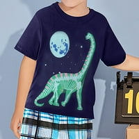 Majica za dječake dječaci veličina vrhova Dječija Svjetleća majica kratkih rukava za dječake sa motivom