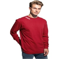 Daxton Premium Florida Muška majica dugih rukava Ultra meki pamuk srednje težine, 2pk tamnocrvena Crvena Bijela Srednja