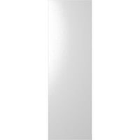 Ekena Millwork 15 W 36 H True Fit PVC Farmhouse Flat Panel Kombinacija fiksne kapke, bijeli