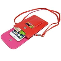 : Veganska kožna vertikalna torbica za pametne telefone torbica za pametne telefone i mini Stativ za Selfie