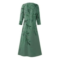 amousa haljine ljetna haljina za žene Casual štampani udoban modni štampani rukav džepna haljina