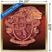World Wizarding: Harry Potter - Zidni poster Gryffindor Lion Crest, 22.375 34