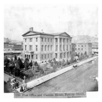 Fotografija: Pošta, Custom House, Battery Street, San Francisco, Kalifornija, CA, 1866