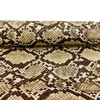 Shason Textile 54 Yards poliester Fau Snake kožna odjeća, taupe