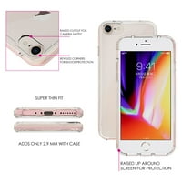 Distinktink Clear Shockproof hibridna futrola za iPhone SE 4.7 ekran TPU Branik akrilna zaštita od kaljenog