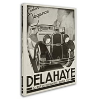 Zaštitni znak Likovna umjetnost 'Delahaye' Canvas Art od strane Vintage Apple Collection