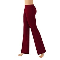 Francuske rubne modne modne ženske joge hlače srednje stručno vježbanje hlačama crvena
