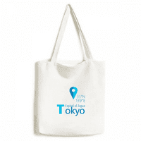Tokyo Geografija Koordinate Trave Tote Platnena Torba Torba Za Kupovinu Casual Torba