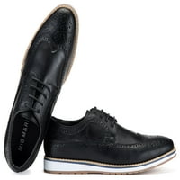 Mio Marino Classic Wingtip Oxford cipele za muškarce W elegantna torba za cipele