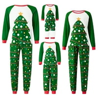 Božić porodica pidžama odmor Christma pidžama Family Matching Pjs Set slatka Sleepwear Jelena Božić Jammies