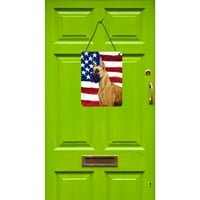 Carolines Treasures LH9025DS USA američka zastava sa velikim danem zidnim otiscima ili visećim vratima,