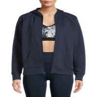 Athletic Works ženska jakna sa kapuljačom od punog Patentnog flisa