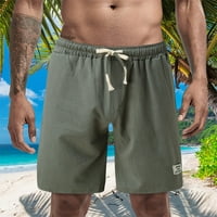Quealent muške kratke hlače Casual elastični struk vezica udobne kratke hlače za vježbanje sportske kratke