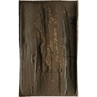 Ekena Millwork 8 H 8 D 72 W ručno tesani komplet kamina od Fau drveta W Alamo Corbels, prirodni zlatni