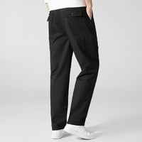 Pješačke hlače za muškarce Ležerne prilike sa labavim hlačama Plus teretni muške hlače crne 3x-l