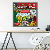 Marvel Comics - Avengers Zidni poster, 22.375 34 Uramljeno