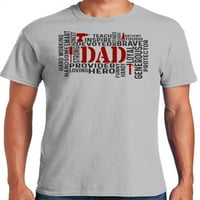 GRAFIČKA Amerike Očev dan tata Život Muška kolekcija majica