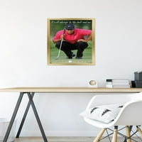 Tiger Woods - Ball & Me Zidni poster, 14.725 22.375 Uramljeno