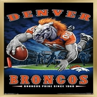 Denver Broncos-Zidni Poster Za Kraj Zone, 14.725 22.375
