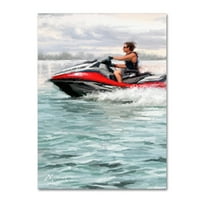 Zaštitni znak likovne umjetnosti' Jet Ski ' Canvas Art by the Macneil Studio