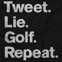 Lie Golf Repeat Hoodie Duks Žene Muškarci Brisco Brendovi S