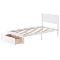 Aukfa dvostruki krevetski okvir sa ladicom za odlaganje i uzglavljem, okvir kreveta na platformi za djecu