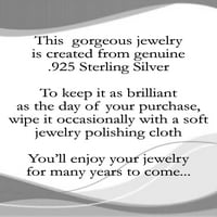 Sterling srebrni gemelata šarm Link talijanska narukvica lanca, 7,5
