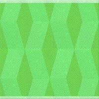 Ahgly Company Zatvoreni Pravougaonik Sa Uzorkom Neonskih Zelenih Prostirki, 8' 12'