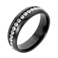 Prstenovi za žene Božić Prodaja ponude Unise nehrđajućeg čelika kristalni prsten za muškarce i žene modni