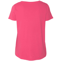 Inktastična ružičasta krofna, krofna, smrzavanje, glazura, prskanje ženske majice plus veličine V-izrez V-izrez