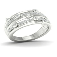 1 4CT TDW Diamond 10K bijeli zlatni dijamantni prsten