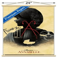 Annabelle - Pronađen sam zidni poster sa drvenim magnetskim okvirom, 22.375 34