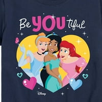 Disney-Beyoutiful-Grafička Majica Za Malu Djecu I Mlade Kratkih Rukava