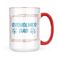 Neonblond Dog & Cat Dad Broholmer šolja poklon za ljubitelje čaja za kafu