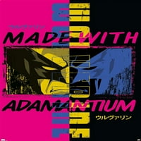 Marvel stripovi - Wolverine - napravljeno s adamantium zidnim posterom, 14.725 22.375