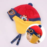 Rygai Unise Hat Winter Warm Ear Flap Dječji kapu za djecu Beanie kapa za svakodnevno nošenje nebesko plave boje