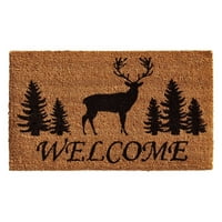 Calloway Mills Elk Forest Dobrodošli Outdoor Doormat 2 '3 '