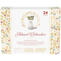 Fancy Feast ograničeno izdanje Wet Cat Food Variety Pack, Feastivities Advent Calendar, oz. Limenke, Zlato