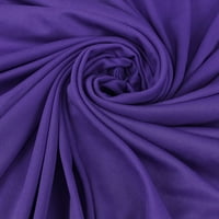 Rome Textiles Poliester Interlock Lining Precut Fabric-Purple