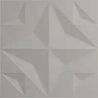 Ekena Millwork 5 8 W 5 8 H Crystal EnduraWall dekorativna 3d zidna ploča, univerzalna biserna metalna