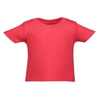 Marky G Odjeća za bebe i majice kratkih rukava s kratkim rukavima pamučni dres, malina, malina crvena heather