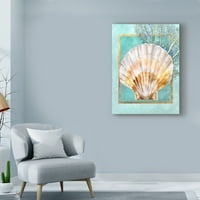 Zaštitni znak Likovna umjetnost' ljuska od kapice i koralja ' umjetnost od platna Lori Schory